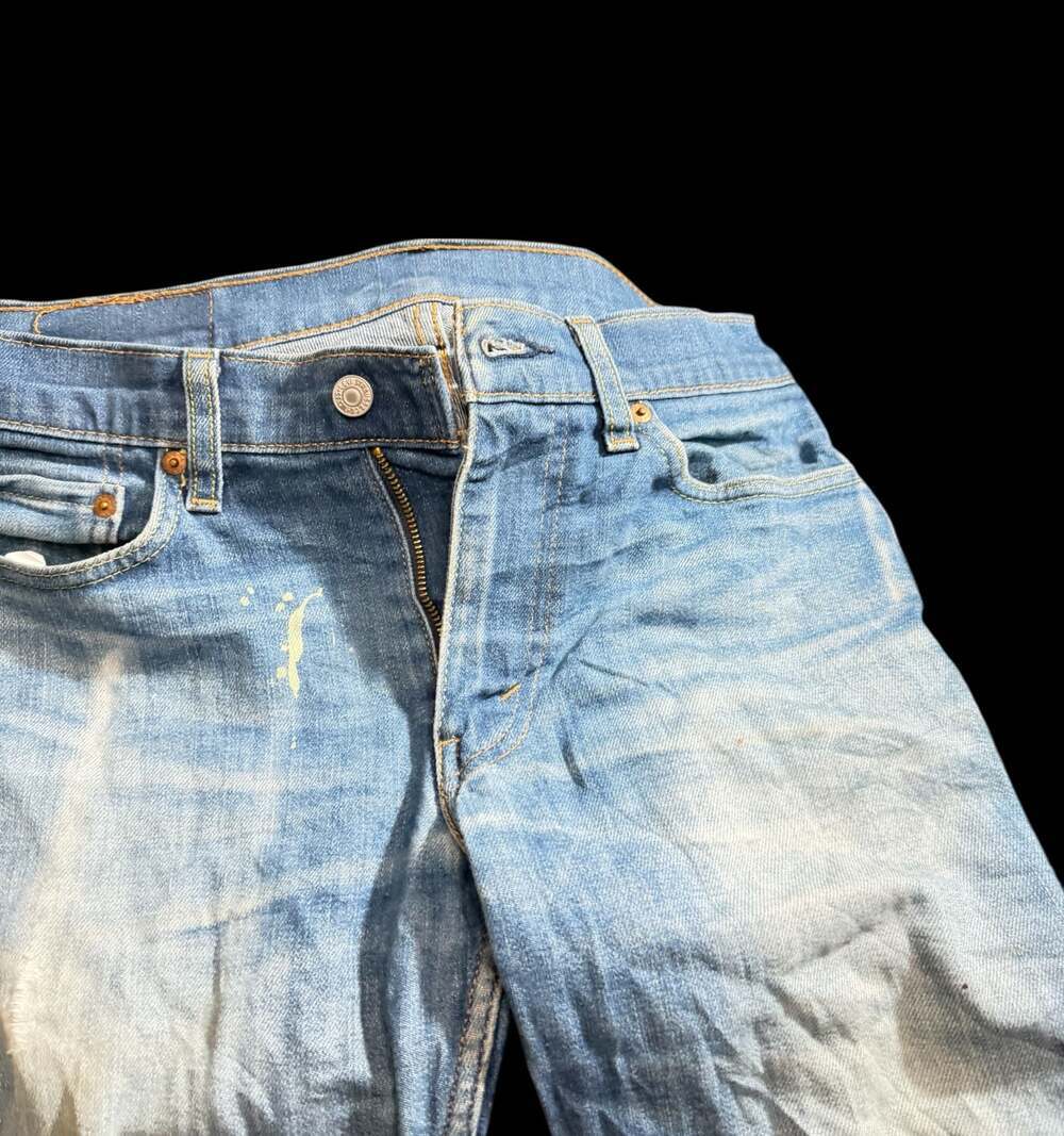 Levi’s 514 Straight Jeans Men’s W31 L32 Slim Straight Zipper Fly Denim - Picture 4 of 8
